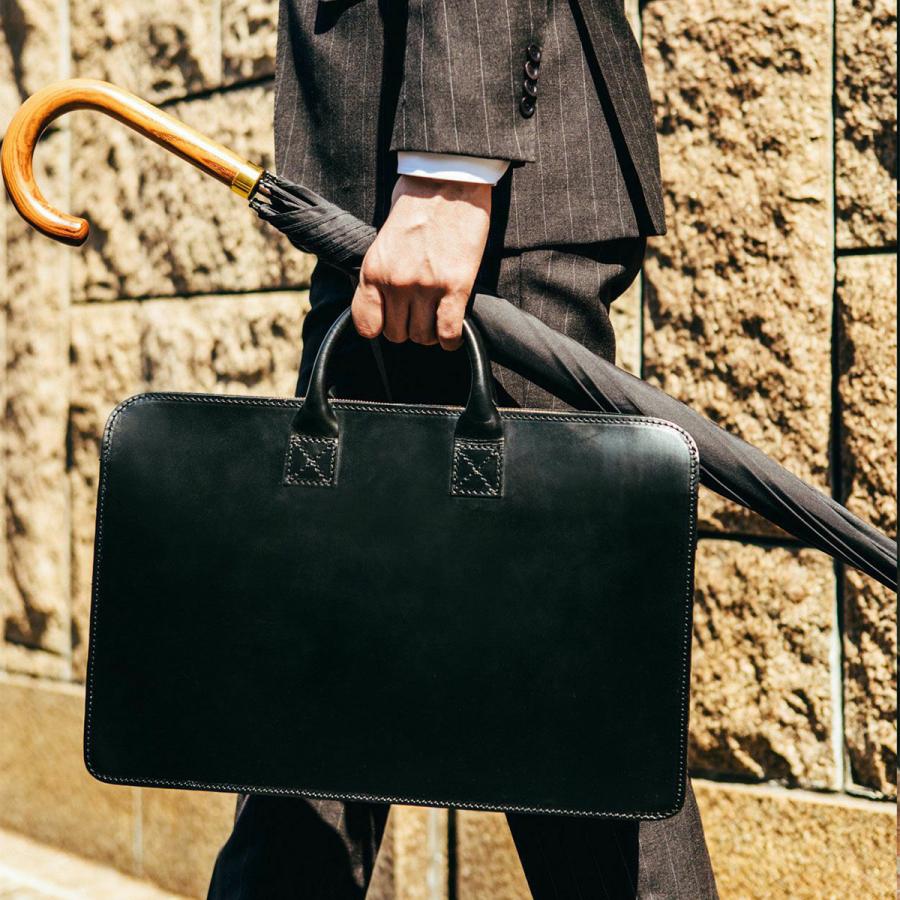 最大50% 3/25限定 グレンロイヤル ビジネスバッグ メンズ ブランド 50代 40代 ブライドルレザー 本革 薄型 通勤 黒 A4 ブリーフケース GLENROYAL 02-5258 | GLENROYAL | 13