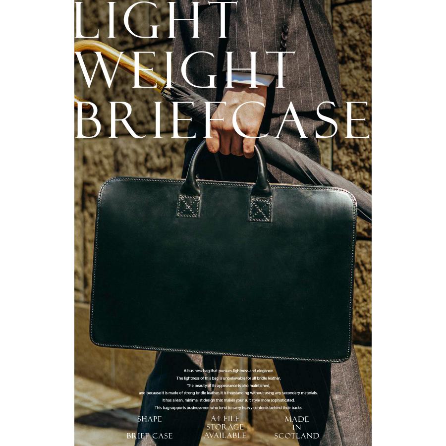 最大51% 2/8限定 グレンロイヤル ビジネスバッグ メンズ ブランド 50代 40代 ブライドルレザー 本革 薄型 通勤 黒 A4 ブリーフケース GLENROYAL 02-5258 | GLENROYAL | 04