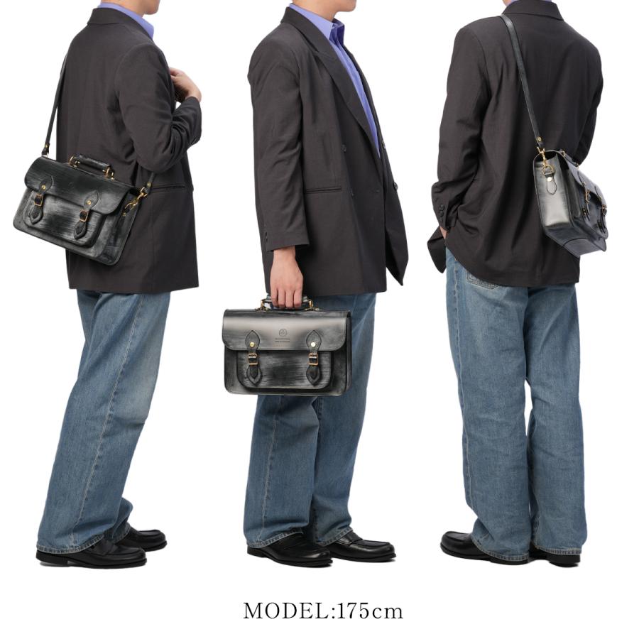 最大51% 4/22限定 グレンロイヤル ショルダーバッグ サッチェルバッグ メンズ ブランド ブライドルレザー 本革 小さめ 2WAYブリーフケース GLENROYAL 02-5912 | GLENROYAL | 07