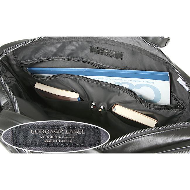 ラゲッジ レーベル エレメント 2WAYブリーフケース 021-01250 ビジネスバッグ メンズ 50代 40代 通勤 撥水 拡張 本革 レザー 吉田カバン LUGGAGE LABEL | ELEMENT（LUGGAGE LABEL） | 04