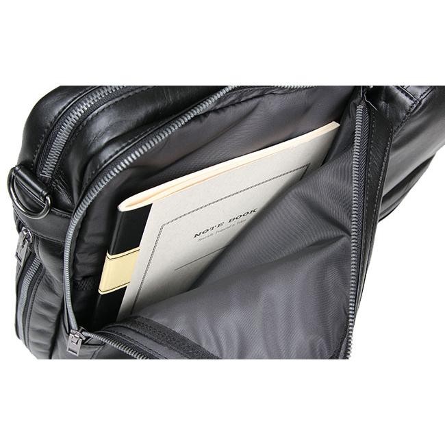 ラゲッジ レーベル エレメント 2WAYブリーフケース 021-01250 ビジネスバッグ メンズ 50代 40代 通勤 撥水 拡張 本革 レザー 吉田カバン LUGGAGE LABEL | ELEMENT（LUGGAGE LABEL） | 08