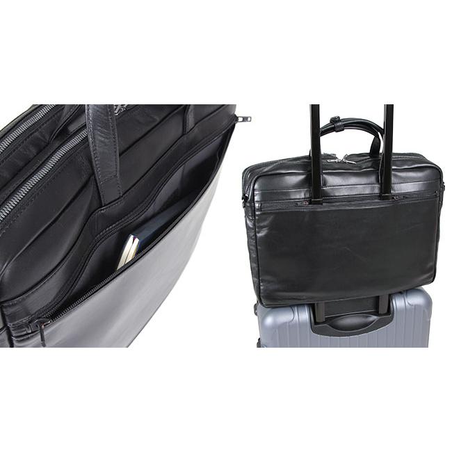 ラゲッジ レーベル エレメント 2WAYブリーフケース 021-01250 ビジネスバッグ メンズ 50代 40代 通勤 撥水 拡張 本革 レザー 吉田カバン LUGGAGE LABEL | ELEMENT（LUGGAGE LABEL） | 09