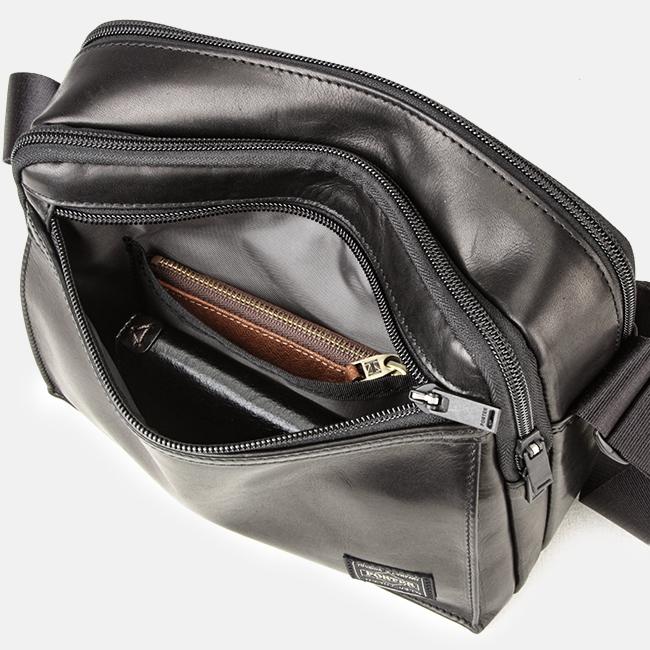 ポーター アメイズ ショルダーバッグ(S) 022-03791 メンズ ブランド ミニ 小さめ 斜めがけ 軽量 本革 レザー 吉田カバン PORTER | AMAZE（PORTER） | 06