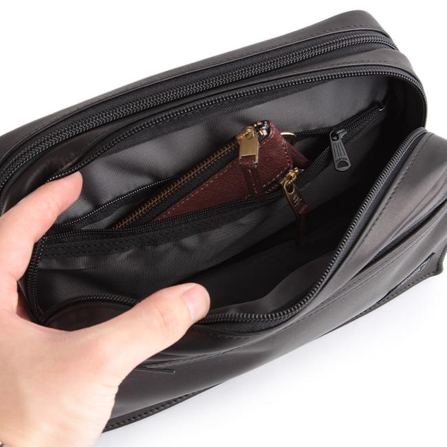 ポーター アメイズ ポーチ 022-03798 セカンドバッグ クラッチバッグ メンズ ブランド ミニ レザー 本革 軽量 小さめ 吉田カバン PORTER AMAZE | AMAZE（PORTER） | 14