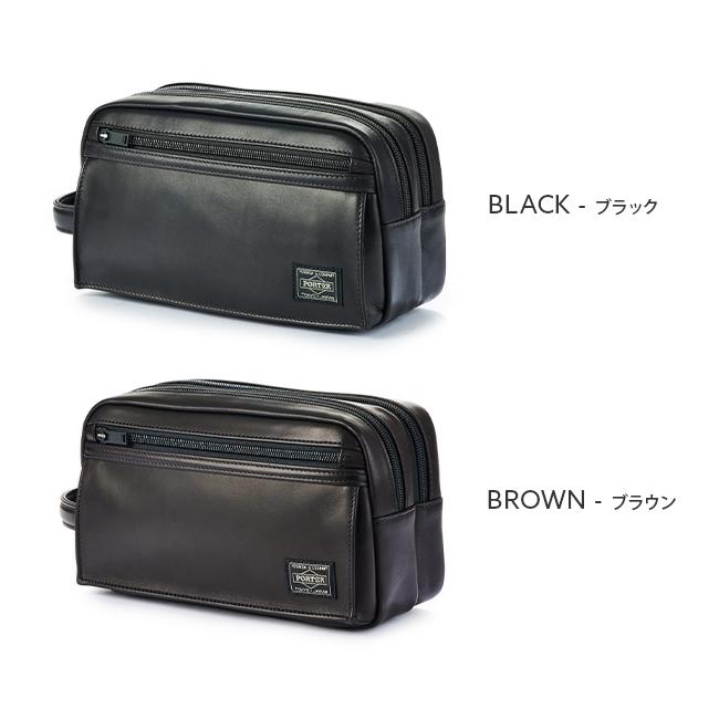 ポーター アメイズ ポーチ 022-03798 セカンドバッグ クラッチバッグ メンズ ブランド ミニ レザー 本革 軽量 小さめ 吉田カバン PORTER AMAZE | AMAZE（PORTER） | 04