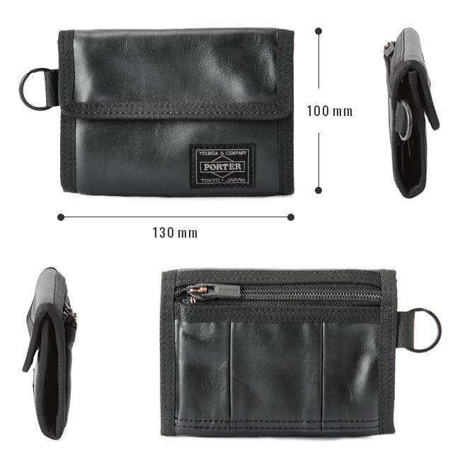ポーター アルーフ ウォレット 023-01084 PORTER ALOOF 吉田カバン 財布 三つ折り 三つ折り財布 本革 レザー メンズ レディース ブランド ミドルウォレット | ALOOF（PORTER） | 03