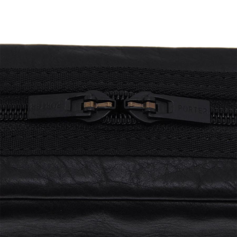 ポーター アルーフ ウエストバッグ 023-03761 PORTER ALOOF 吉田カバン バッグ ウエストポーチ ボディバッグ メンズ レディース レザー 本革 日本製 | PORTER | 09