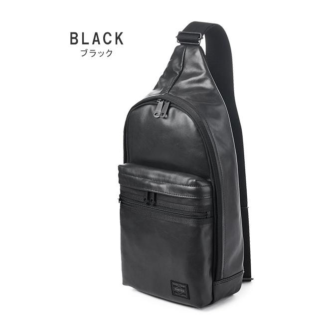 ポーター アルーフ スリングショルダーバッグ 023-03799 PORTER ALOOF 吉田カバン ボディバッグ ワンショルダーバッグ メンズ レディース レザー 本革 日本製 | ALOOF（PORTER） | 02