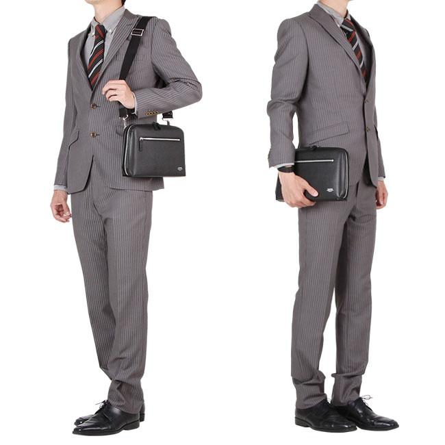 ポーター アベニュー 2WAYショルダーバッグ 024-04333 セカンドバッグ メンズ ブランド 小さめ 斜めがけ 本革 薄型 スリム レザー 吉田カバン PORTER | AVENUE（PORTER） | 05