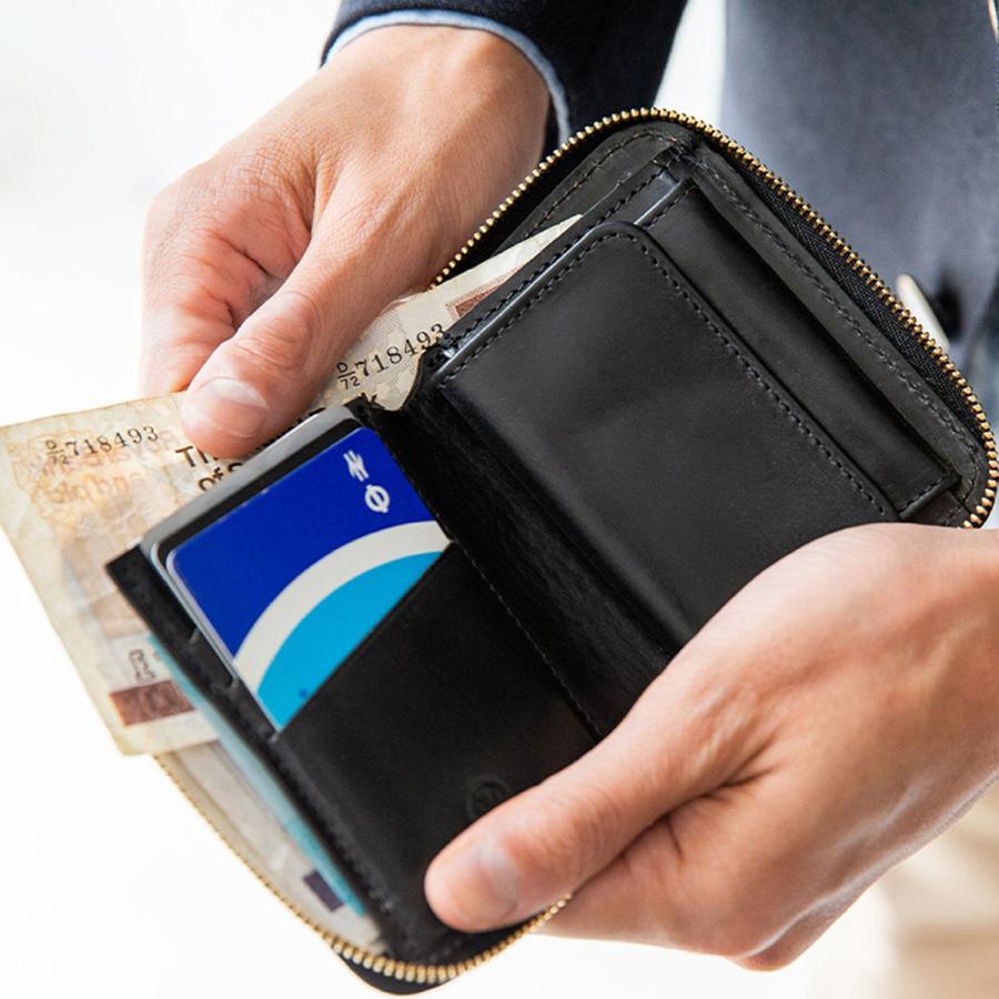 グレンロイヤル 財布 二つ折り財布 ミニ財布 ミニウォレット ラウンドファスナー メンズ レディース ブランド レザー 本革 GLENROYAL 03-5814 | GLENROYAL | 11