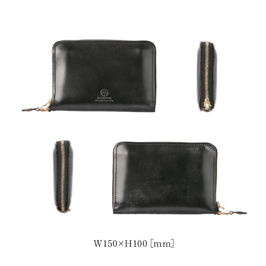 最大51% 2/20限定 グレンロイヤル 財布 二つ折り財布 ミドルウォレット ラウンドファスナー メンズ ブランド ブライドルレザー 本革 GLENROYAL 03-6025 | GLENROYAL | 06