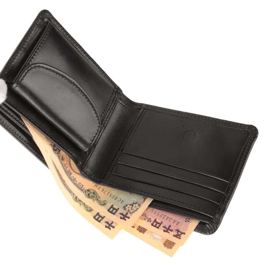 専用GLEN 二つ折り ブライドルレザー 財布 ウォレット 二つ折り財布 ｜過不足のないシンプルな定番ウォレット