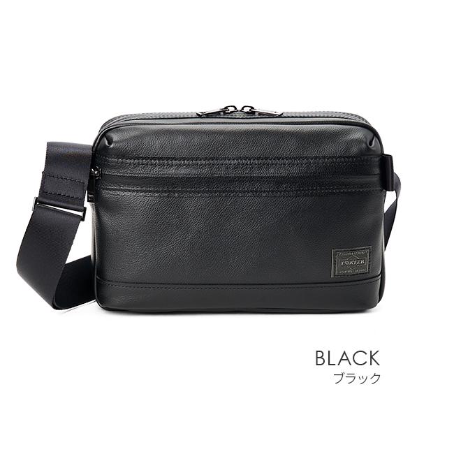 ポーター ガード ショルダーバッグ 033-05063 メンズ ブランド ミニ 小さめ 斜めがけ 軽量 撥水 本革 レザー 吉田カバン PORTER | GUARD（PORTER） | 02