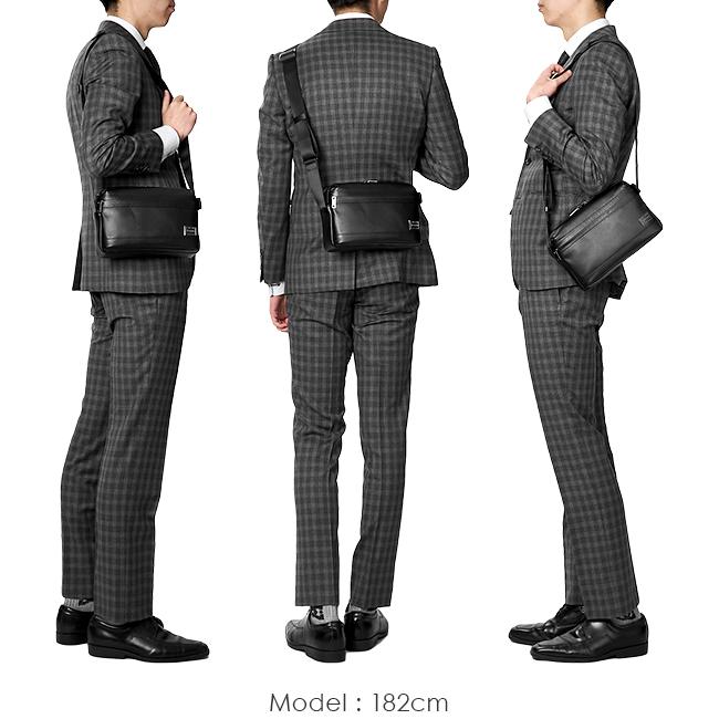 ポーター ガード ショルダーバッグ 033-05063 メンズ ブランド ミニ 小さめ 斜めがけ 軽量 撥水 本革 レザー 吉田カバン PORTER | GUARD（PORTER） | 05