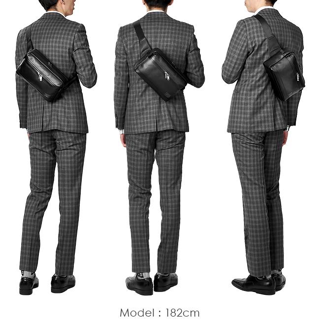 ポーター ガード ウエストバッグ 033-05065 ボディバッグ メンズ ブランド レザー 斜めがけ 本革 軽量 撥水 横型 横開き 吉田カバン PORTER | GUARD（PORTER） | 05