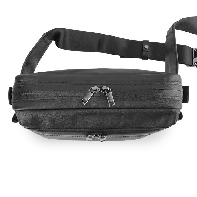 ポーター ガード ウエストバッグ 033-05065 ボディバッグ メンズ ブランド レザー 斜めがけ 本革 軽量 撥水 横型 横開き 吉田カバン PORTER | GUARD（PORTER） | 09