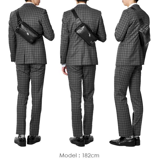 ポーター ガード ウエストバッグ 033-05066 ボディバッグ メンズ ブランド レザー ミニ 小さめ 斜めがけ 本革 軽量 撥水 横型 横開き 吉田カバン PORTER | GUARD（PORTER） | 05