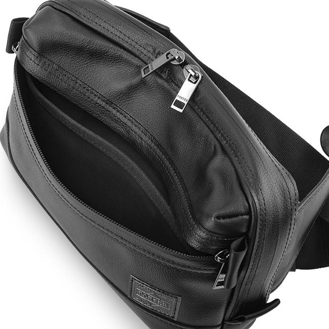 ポーター ガード ウエストバッグ 033-05066 ボディバッグ メンズ ブランド レザー ミニ 小さめ 斜めがけ 本革 軽量 撥水 横型 横開き 吉田カバン PORTER | GUARD（PORTER） | 08