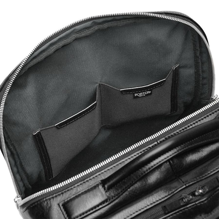 ポーター クラーク デイパック 034-03197 PORTER CLERK 吉田カバン リュック ビジネスリュック バッグ メンズ レザー 本革 通勤 薄型 薄マチ ブランド | PORTER | 17