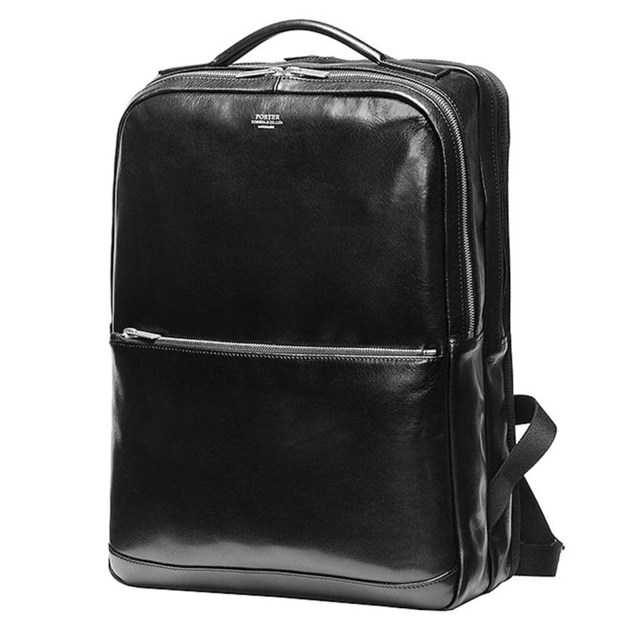 ポーター クラーク デイパック 034-03197 PORTER CLERK 吉田カバン リュック ビジネスリュック バッグ メンズ レザー 本革 通勤 薄型 薄マチ ブランド | PORTER | 02