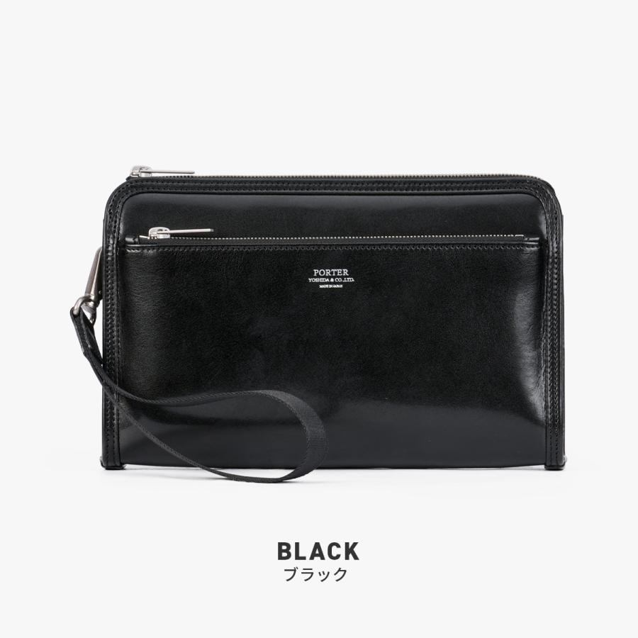 ポーター クラーク ポーチ 034-03199 PORTER CLERK 吉田カバン セカンドバッグ クラッチバッグ 本革 日本製 | PORTER | 02