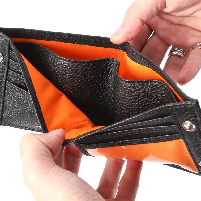 ポーター カーム ウォレット 041-03123 PORTER 吉田カバン 財布 二つ折り財布 ミドルウォレット メンズ レディース 薄い財布 薄型 本革 レザー スリム ブランド | PORTER | 12