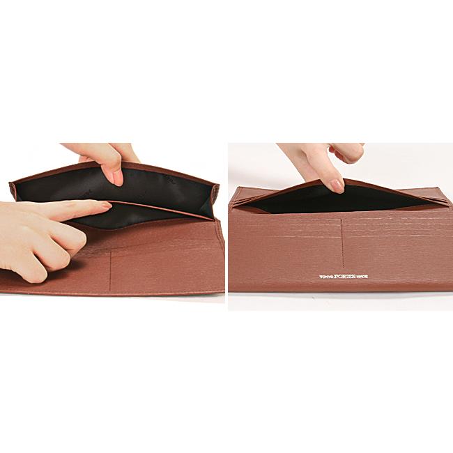 ポーター カレント ロングウォレット 052-02202 財布 長財布 本革 薄型 薄い財布 小銭入れなし レザー スリム メンズ レディース 吉田カバン PORTER CURRENT | CURRENT（PORTER） | 06