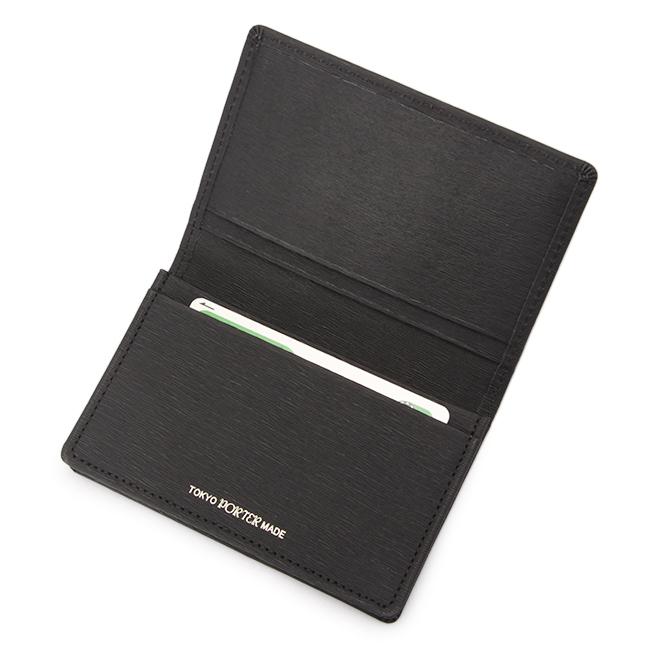 ポーター カレント カードケース 052-02207 PORTER CURRENT 吉田カバン 名刺入れ 名刺ケース 薄い 薄型 本革 レザー ブランド メンズ 日本製の画像