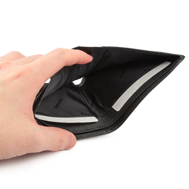 ⭐️未使用級⭐️　ポーター　CURRENT カレント　二つ折り財布　ブラック CURRENT（PORTER） ポーター カレント ウォレット 052-02211 財布 二