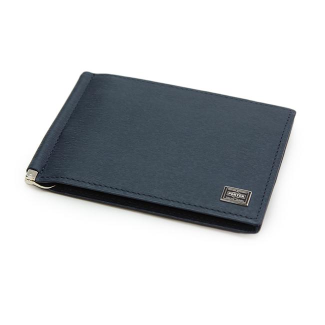 ポーター カレント マネークリップ 052-02215 PORTER CURRENT 吉田カバン 財布 二つ折り財布 薄型 薄い財布 薄い 本革 レザー カード ブランド メンズ 日本製 | CURRENT（PORTER） | 05