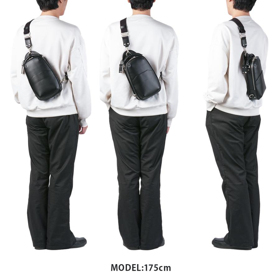 最大42% 1/18限定 エルゴポック No.06 ワキシングレザー ボディバッグ ワンショルダーバッグ メンズ ブランド 斜めがけ レザー 本革 日本製 HERGOPOCH 06-OS | HERGOPOCH | 11