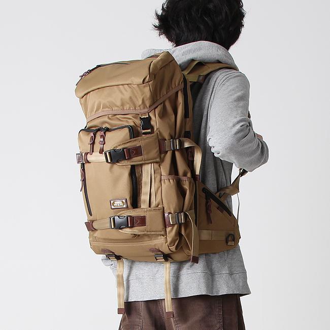 AS2OV 多機能バックパック ベージュ リュックサック メンズ AS2OV 最大47% 10/24から アッソブ リュック バックパック