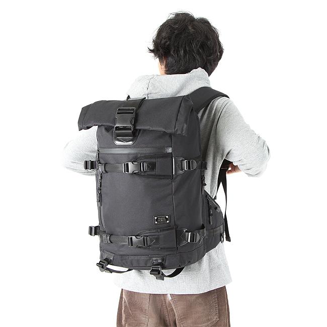 最大45% 3/1まで アッソブ リュック バックパック AS2OV CORDURA DOBBY 305D 061401 ロールトップ 大容量 ウエストハーネス チェストベルト メンズ | AS2OV | 13
