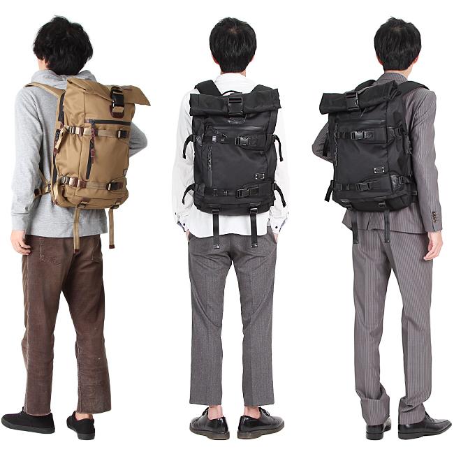 最大45% 3/1まで アッソブ リュック バックパック AS2OV CORDURA DOBBY 305D 061401 ロールトップ 大容量 ウエストハーネス チェストベルト メンズ | AS2OV | 04