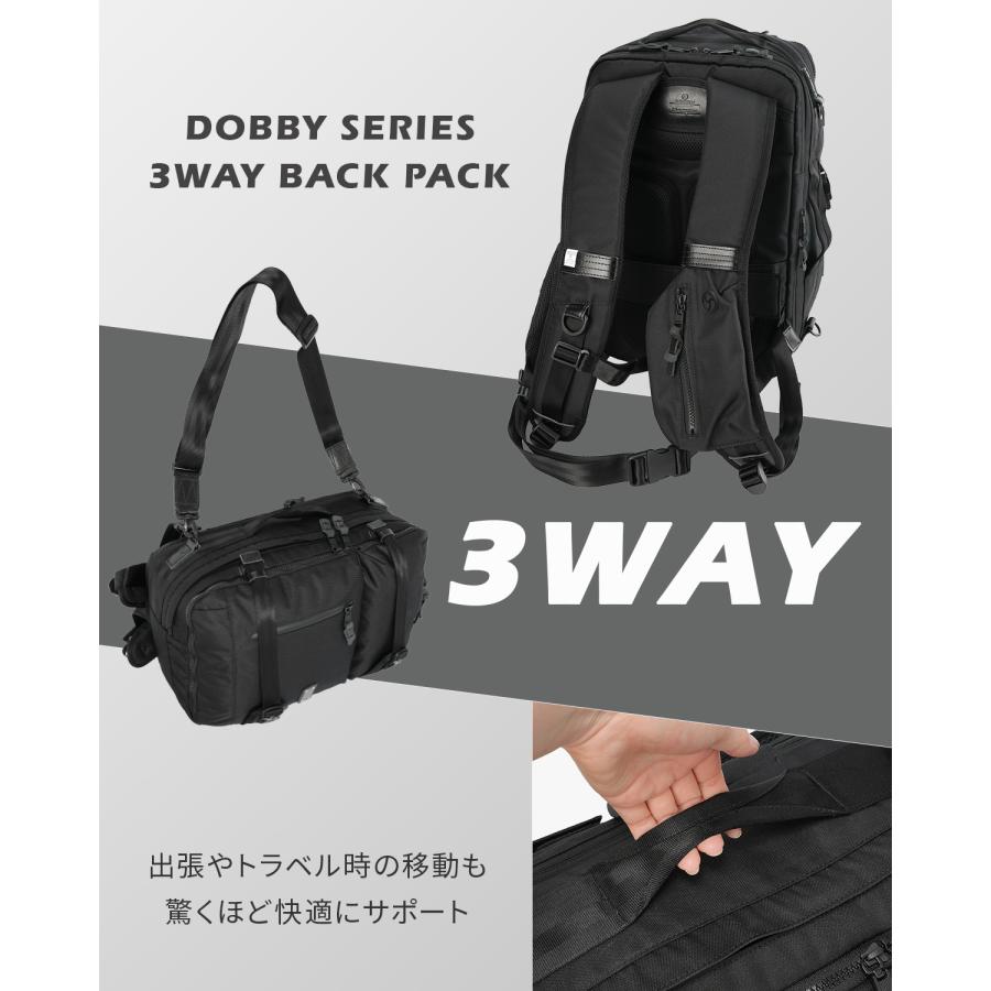 最大42% 9/6限定 アッソブ コーデュラドビー リュック 3WAY ビジネスバッグ 出張 大容量 30L B4 通勤 通学 メンズ AS2OV CORDURA DOBBY 305D 061405 | AS2OV | 03