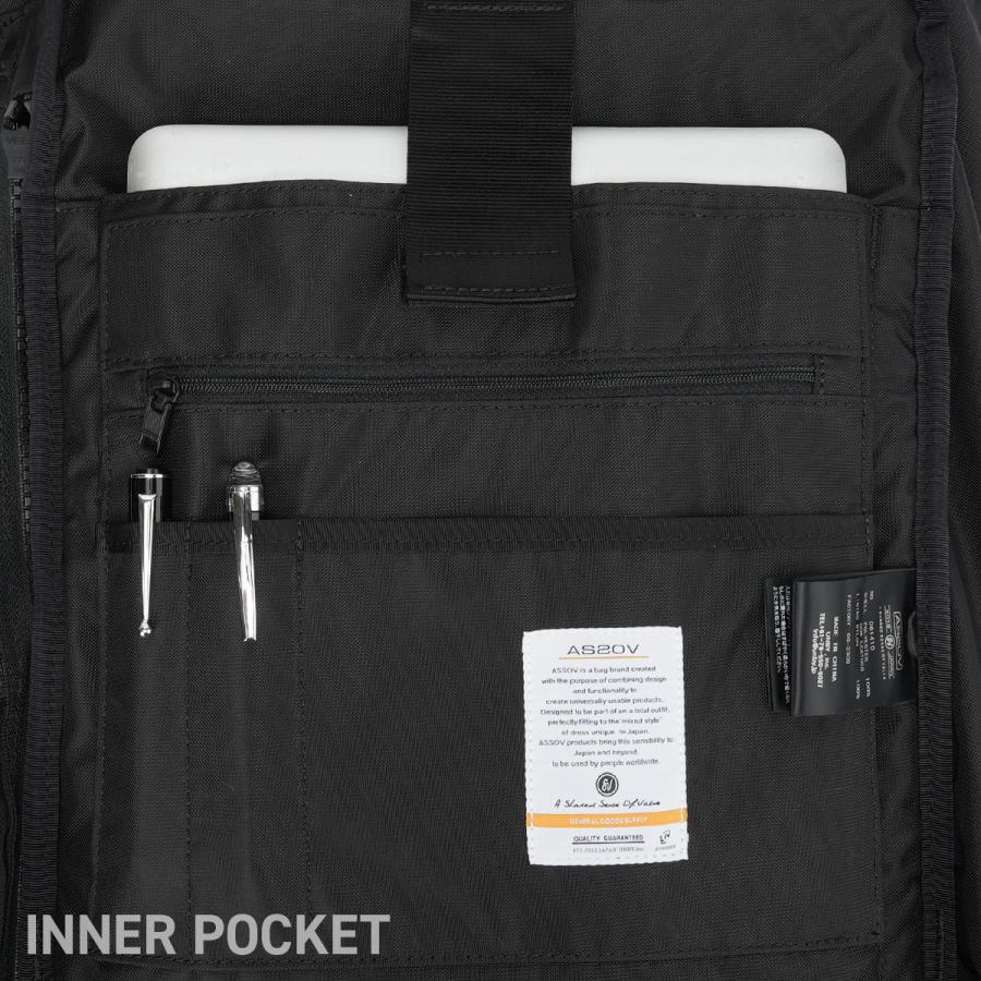 最大42% 9/8限定 アッソブ コーデュラドビー リュック 2WAY 21L B4 丈夫 多機能 ミリタリー 通勤 通学 メンズ AS2OV CORDURA DOBBY 305D 061410 | AS2OV | 10
