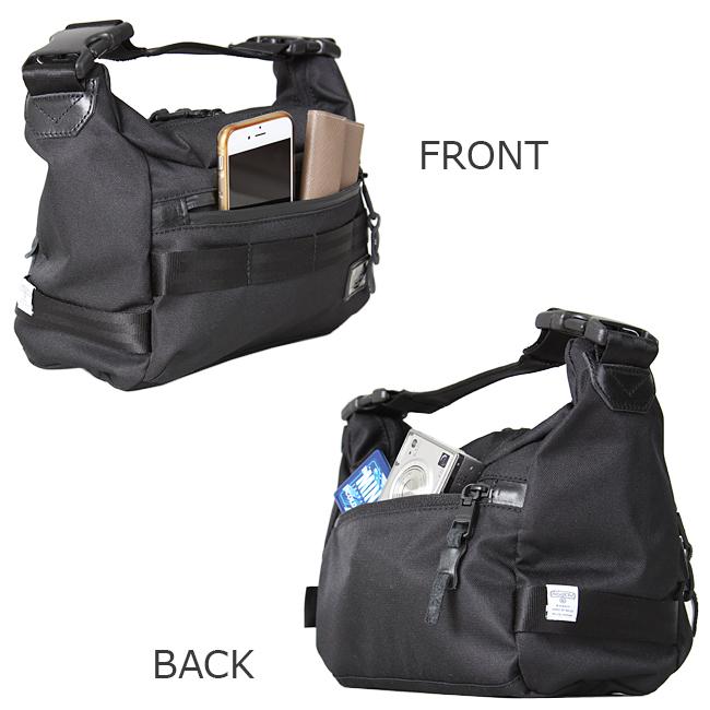 AS2OV/アッソブ　CORDURA DOBBY 305D　Sサイズ　ブラック AS2OV アッソブ ショルダーバッグ Sサイズ CORDURA DOBBY 305D