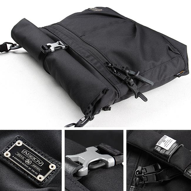 最大45% 3/1まで アッソブ サコッシュ ショルダーバッグ AS2OV CORDURA DOBBY 305D 061414 コーデュラドビー B5 メンズ ブランド | AS2OV | 13