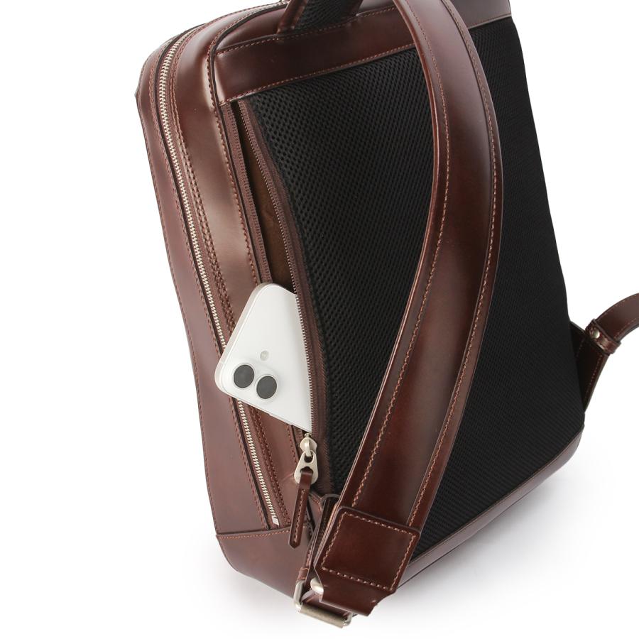 エルゴポック ナンバーシックス リュック ビジネスリュック ビジネスバッグ メンズ ブランド レザー 本革 B4 PC収納 HERGOPOCH No.06 06n-bp | HERGOPOCH | 17