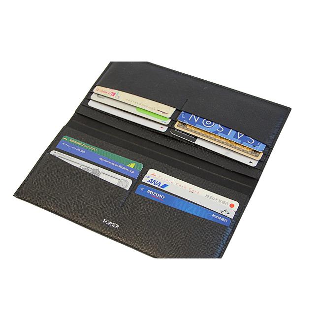 ポーター グルー ロングウォレット 079-02932 財布 長財布 吉田カバン PORTER スリム レザー 本革 薄型 薄い財布 小銭入れなし | GLUE（PORTER） | 09
