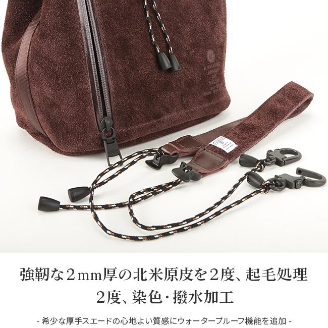 アッソブ AS2OV 牛革 レザー スエード 2WAY 巾着 ショルダーバッグ AS2OV アッソブ 牛革 本革 レザー スエード 2WAY 巾着