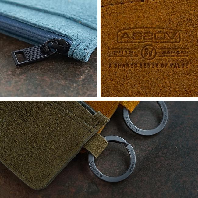 最大43% 1/13限定 メール便選択で送料無料 アッソブ ウォータープルーフ スエード 小銭入れ 手のひらサイズ 日本製 AS2OV 091756 在庫限り | AS2OV | 21