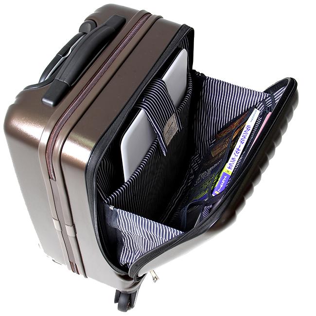 フリクエンター スーツケース 機内持ち込み Sサイズ SSサイズ 34L 軽量 静音 フロントオープン ストッパー クラム FREQUENTER 1-216 | FREQUENTER | 11
