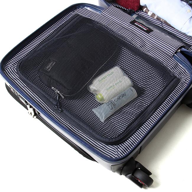 フリクエンター スーツケース 機内持ち込み SSサイズ 23L 超小型 軽量 静音 フロントオープン ストッパー コインロッカー FREQUENTER 1-217 | FREQUENTER | 14