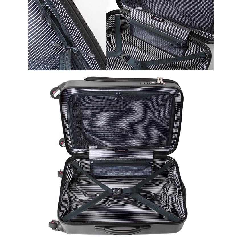 フリクエンター スーツケース Mサイズ 44L 軽量 静音キャスター フロントオープン ストッパー クラムエー FREQUENTER CLAM A 1-218 | FREQUENTER | 19