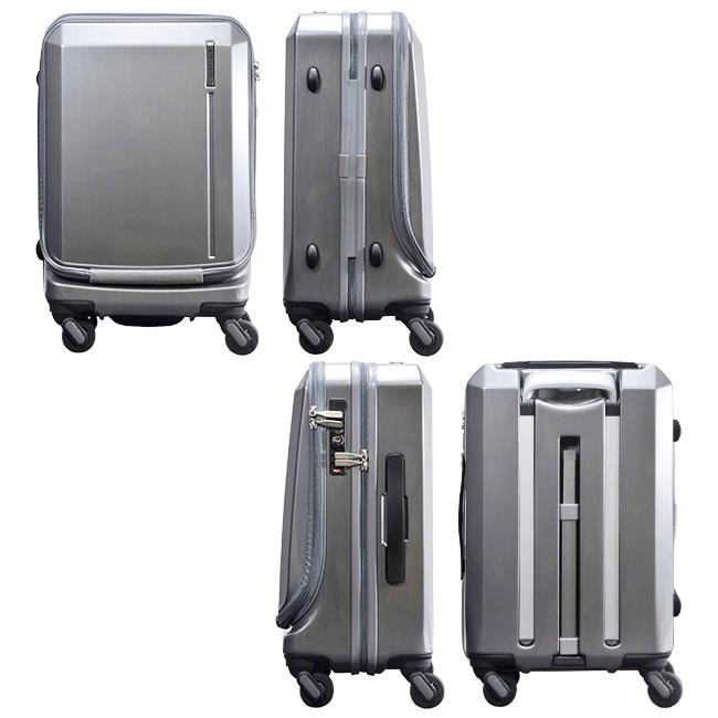 最安値で買 フリクエンター スーツケース 機内持ち込み Sサイズ 34L 軽量 静音 フロントオープン ストッパー USBポート グランド FREQUENTER 1-360