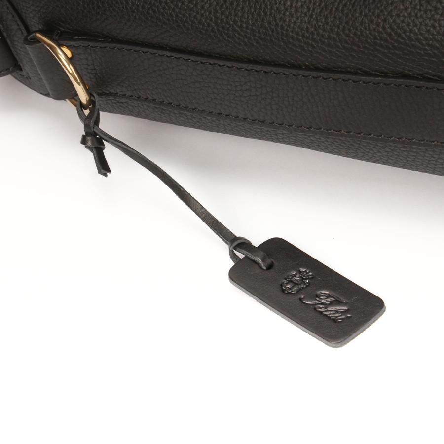 フェリージ　黒レザー ビジネスバッグ ハンドル付き Felisi（フェリージ） トートバッグ ビジネストート メンズ ブランド