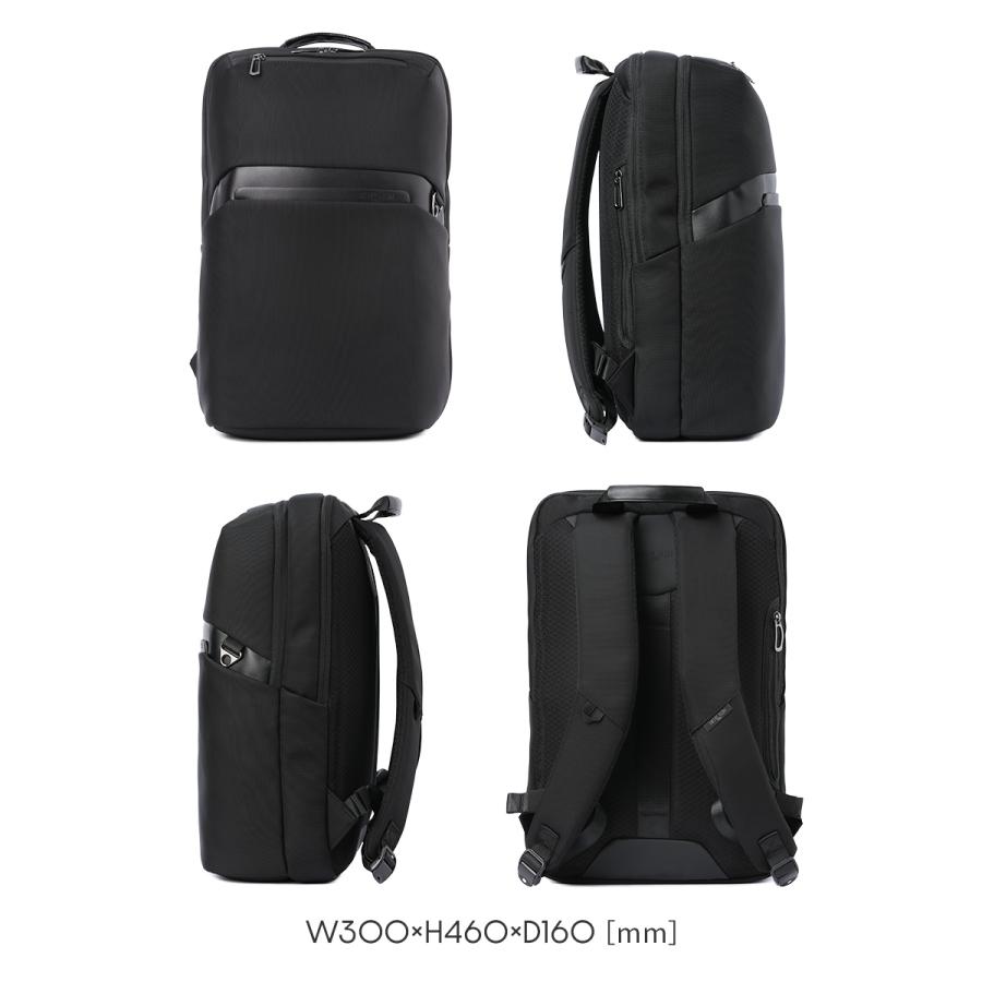 ミッシェルクラン ビジネスリュック メンズ ブランド 50代 40代 大容量 撥水 黒 大きめ A4 ビジネスバッグ オーブリー MICHEL KLEIN 12-6733 | MICHEL KLEIN | 04