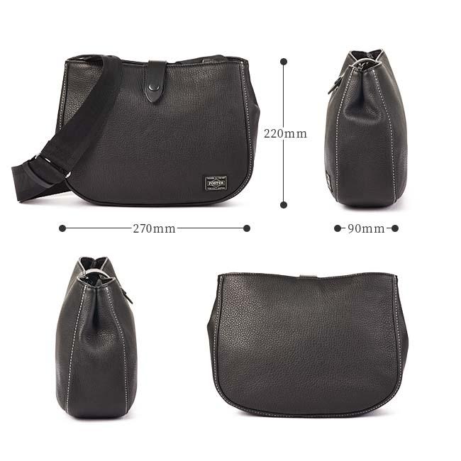 ポーター シスコ ショルダーバッグ 120-03306 メンズ レディース ブランド ミニ コンパクト レザー 小さめ 斜めがけ 軽量 横型 本革 吉田カバン PORTER | PORTER | 05