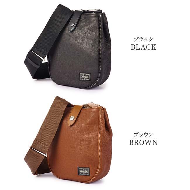 ポーター シスコ ショルダーバッグ (L) 120-03307 PORTER CISCO 吉田カバン レザー 本革 ミニショルダーの画像